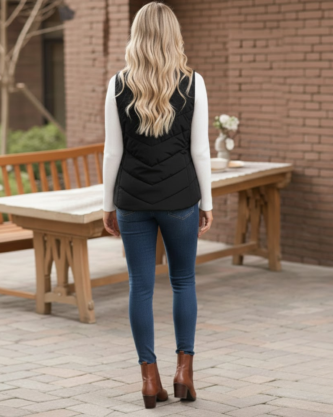 Chaleco Acolchado sin Mangas de Confort Térmico Para Mujer®