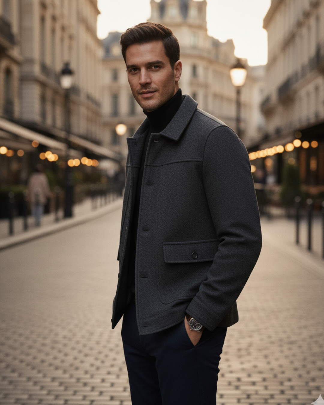 Abrigo de Estilo Urbano Clásico