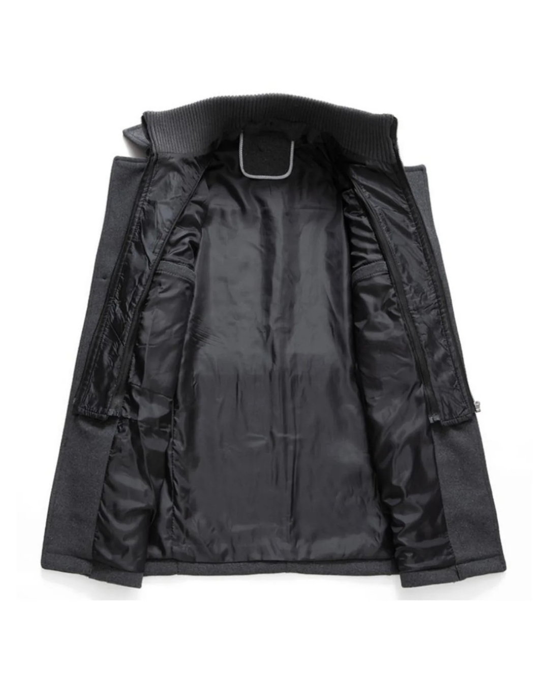 Abrigo de lana de corte medio para hombre®