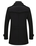 Abrigo de lana de corte medio para hombre®